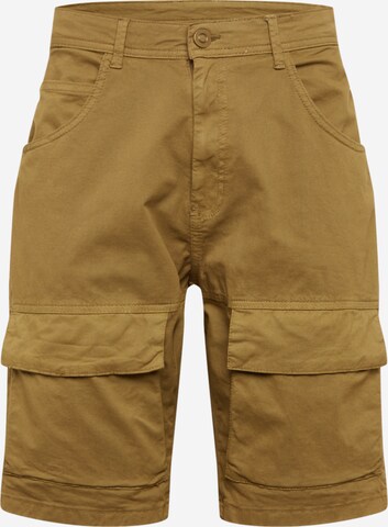 Urban Classics Regular Cargo trousers 'Performance' in Green: front