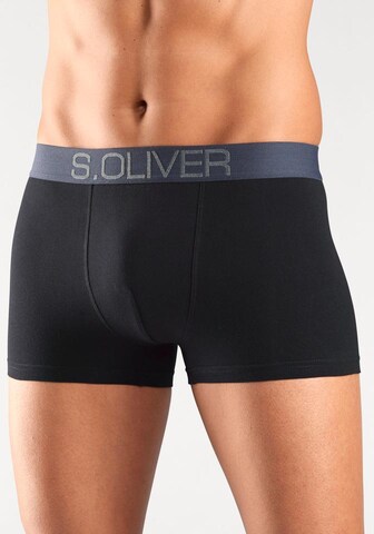 Boxer di s.Oliver in nero: frontale