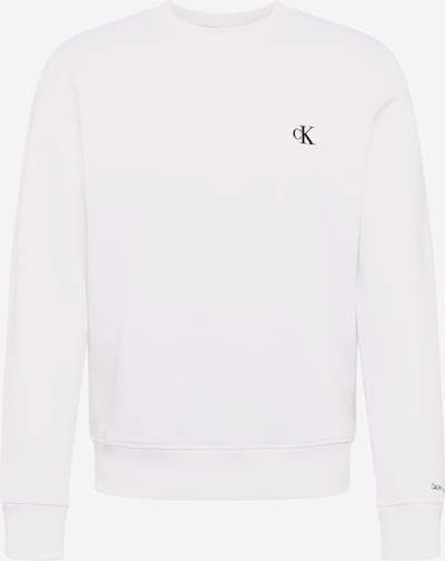 Megztinis be užsegimo 'Essential' iš Calvin Klein Jeans, spalva – juoda / balta, Prekių apžvalga