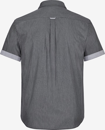 Jan Vanderstorm Comfort fit Button Up Shirt 'Aabel' in Grey