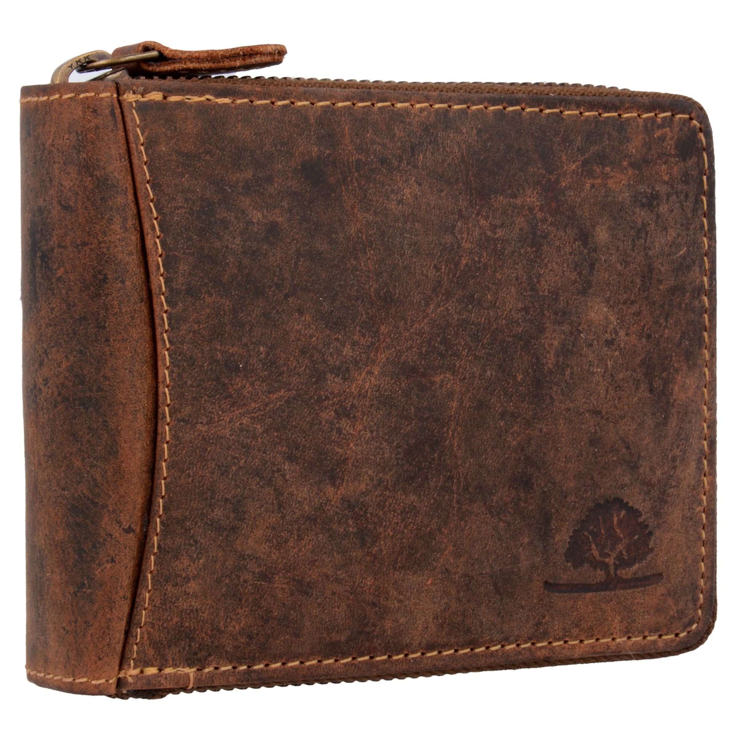 GREENBURRY Portemonnee in Bruin