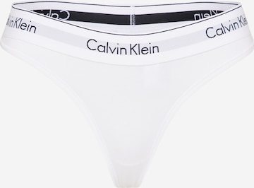 Calvin Klein Underwear String in White: front