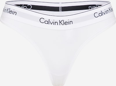 Calvin Klein Underwear String en noir / blanc, Vue avec produit