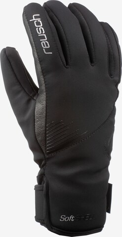 REUSCH Athletic Gloves 'PAULINE' in Black: front