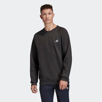 ADIDAS PERFORMANCE Sports sweatshirt in Black: front