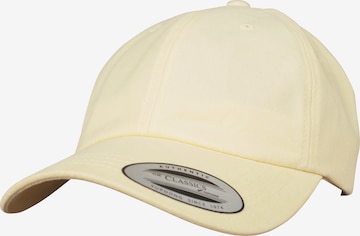 Casquette Flexfit en jaune : devant