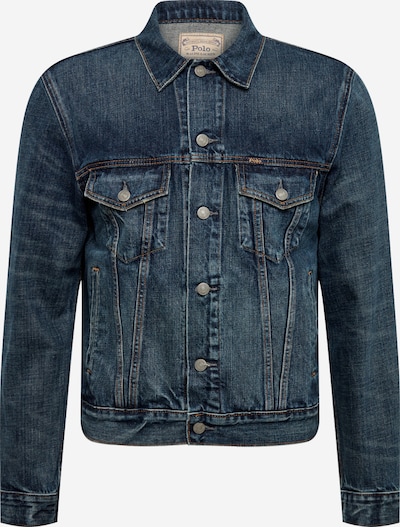 Polo Ralph Lauren Starpsezonu jaka, krāsa - zils džinss, Preces skats
