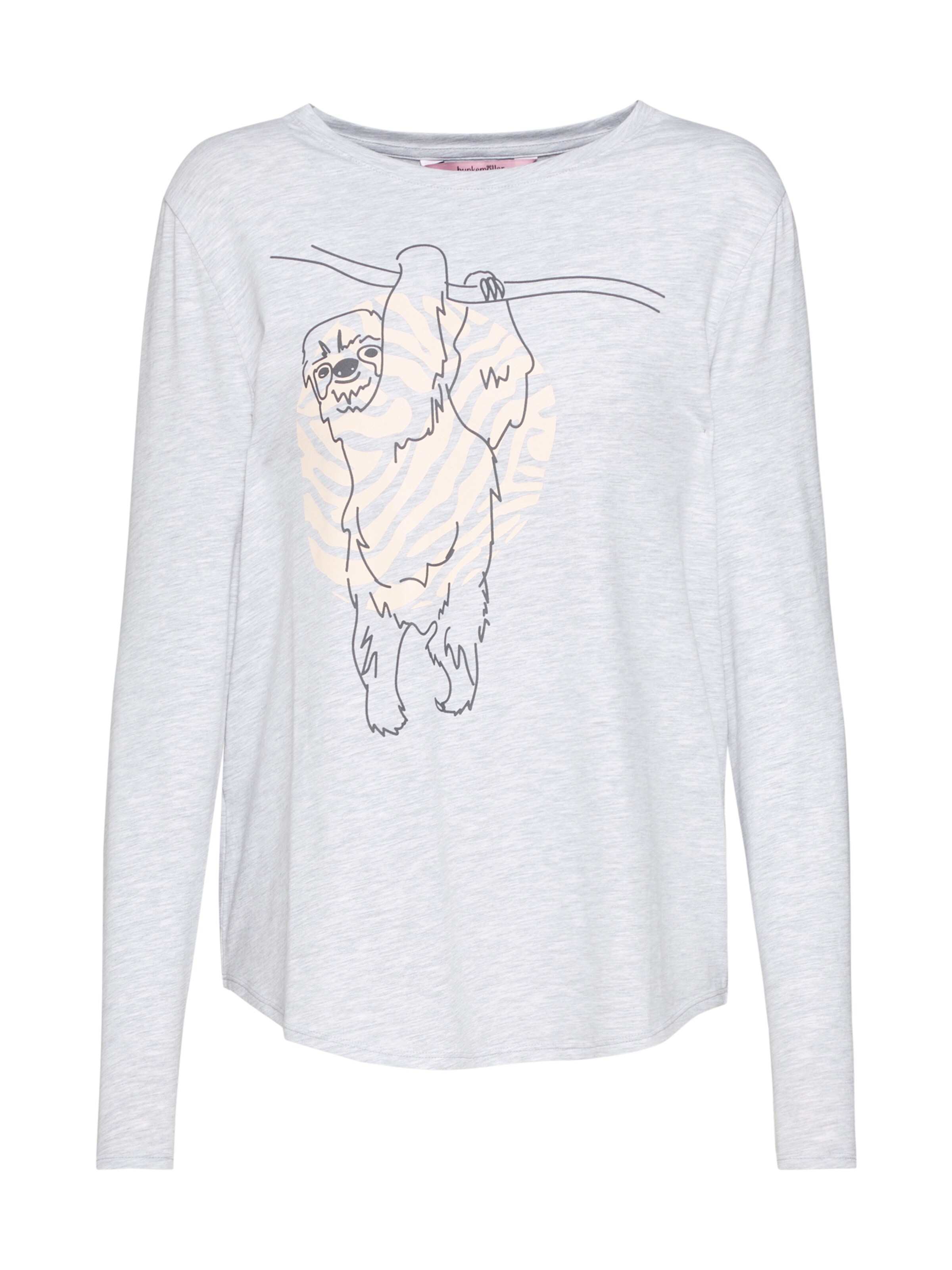 Hunkemöller - Slaapshirt 'Sloth' in de kleur Grijs