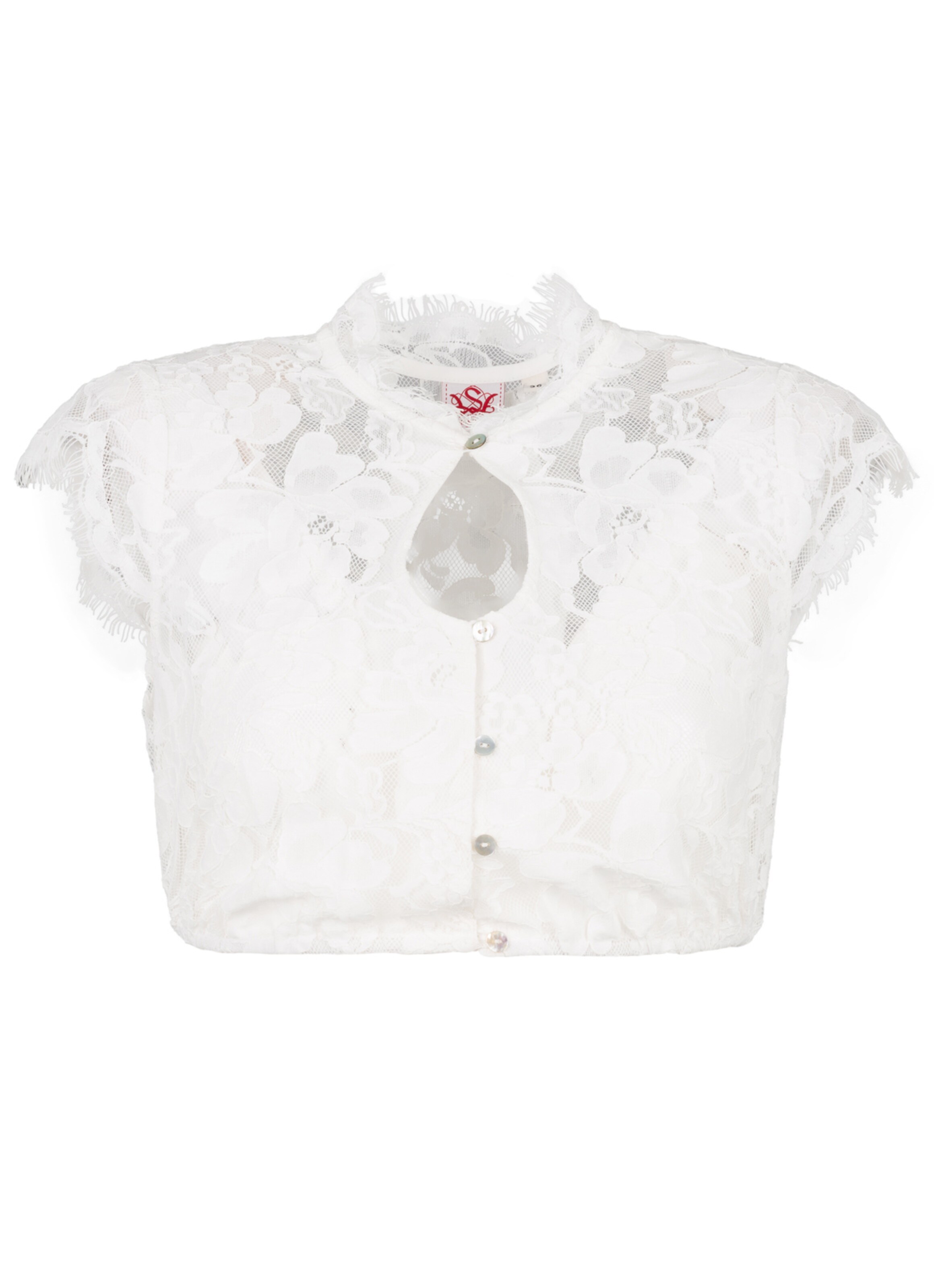 SPIETH & WENSKY - Dirndlbluse 'Grimaldi' in weiß