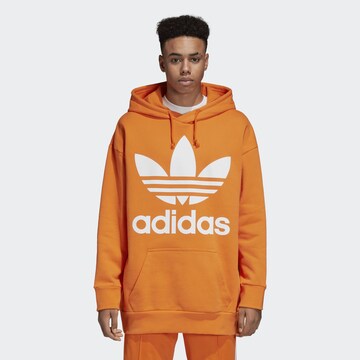 ADIDAS ORIGINALS Sweatshirt 'Trefoil' in Orange: predná strana