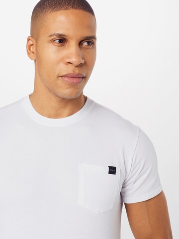 Regular fit Tricou 'Pocket TS' de la EDWIN pe alb