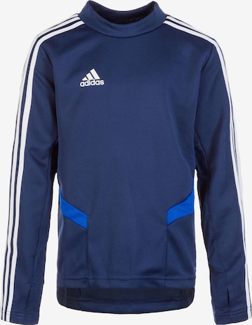ADIDAS PERFORMANCE Sportsweatshirt 'Tiro 19' in Blau: front