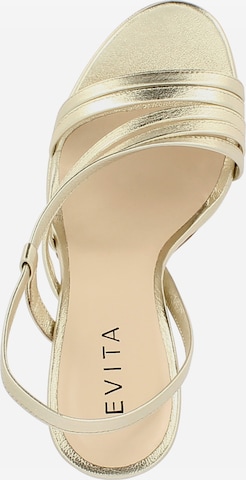 EVITA Strap Sandals 'Eva' in Gold