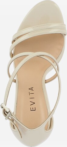 EVITA Sandalen met riem 'Valeria' in Beige