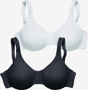 Invisible Soutien-gorge minimiseur PETITE FLEUR en noir : devant