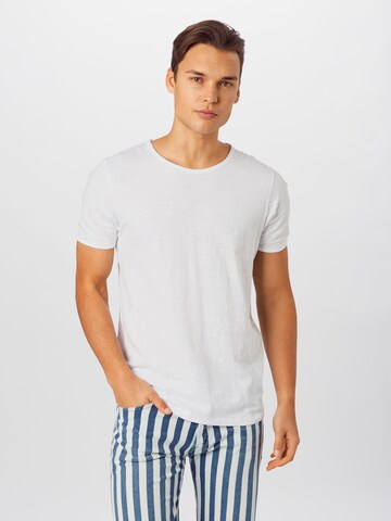 SELECTED T-Shirt 'SLHMORGAN' in Weiß: Vorderseite