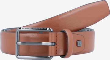 Porsche Design Belt 'Zeus' in Brown: front