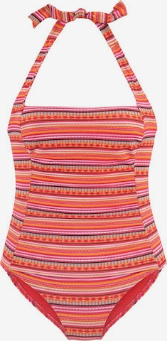 LASCANA Swimsuit in Orange: front