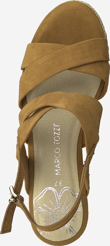 MARCO TOZZI Sandalen met riem in Bruin