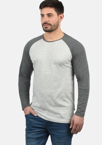 !Solid Shirt 'Bastien' in Grey: front