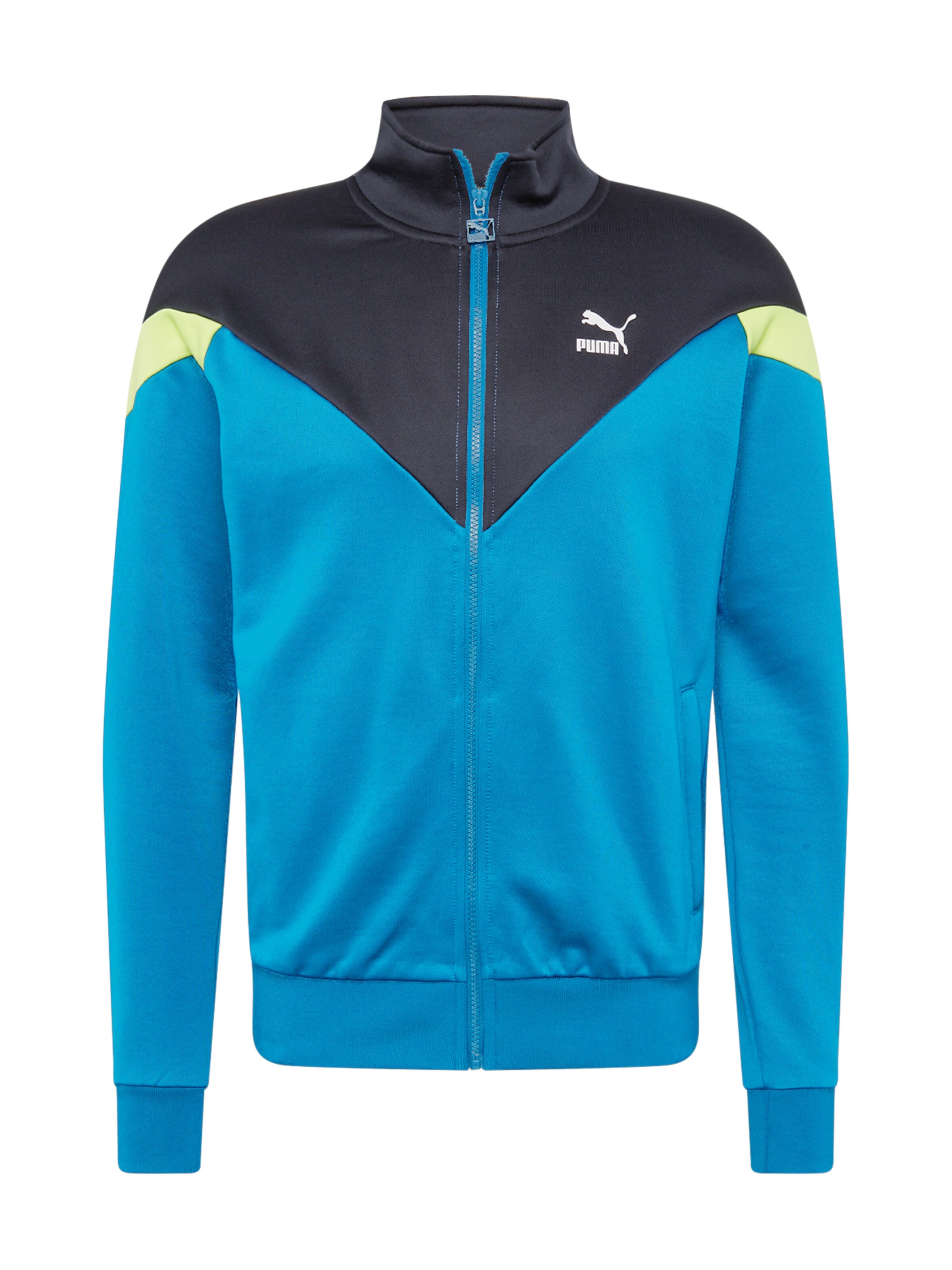 puma blue sweat jacket