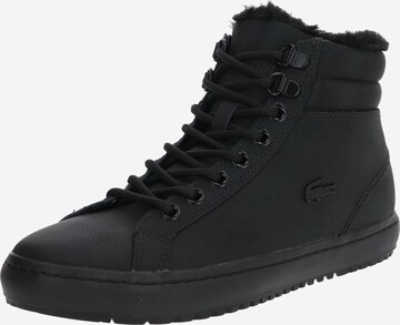 LACOSTE High-Top Sneakers in Black: front