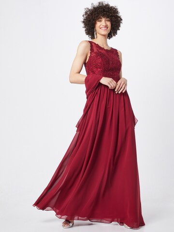 mascaraVečernja haljina 'LACE' - crvena boja