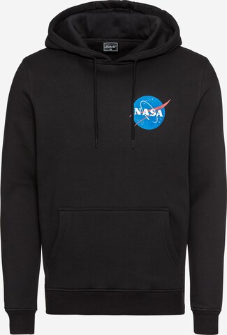 Mister Tee Sweatshirt 'Nasa' in Zwart: voorkant