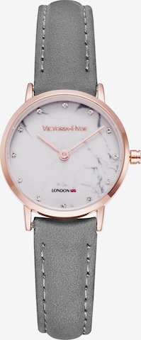 Victoria Hyde Analoog horloge in Grijs: voorkant