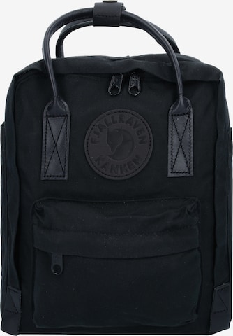 Fjällräven 'Kånken No. 2 Black Mini' in Schwarz: predná strana