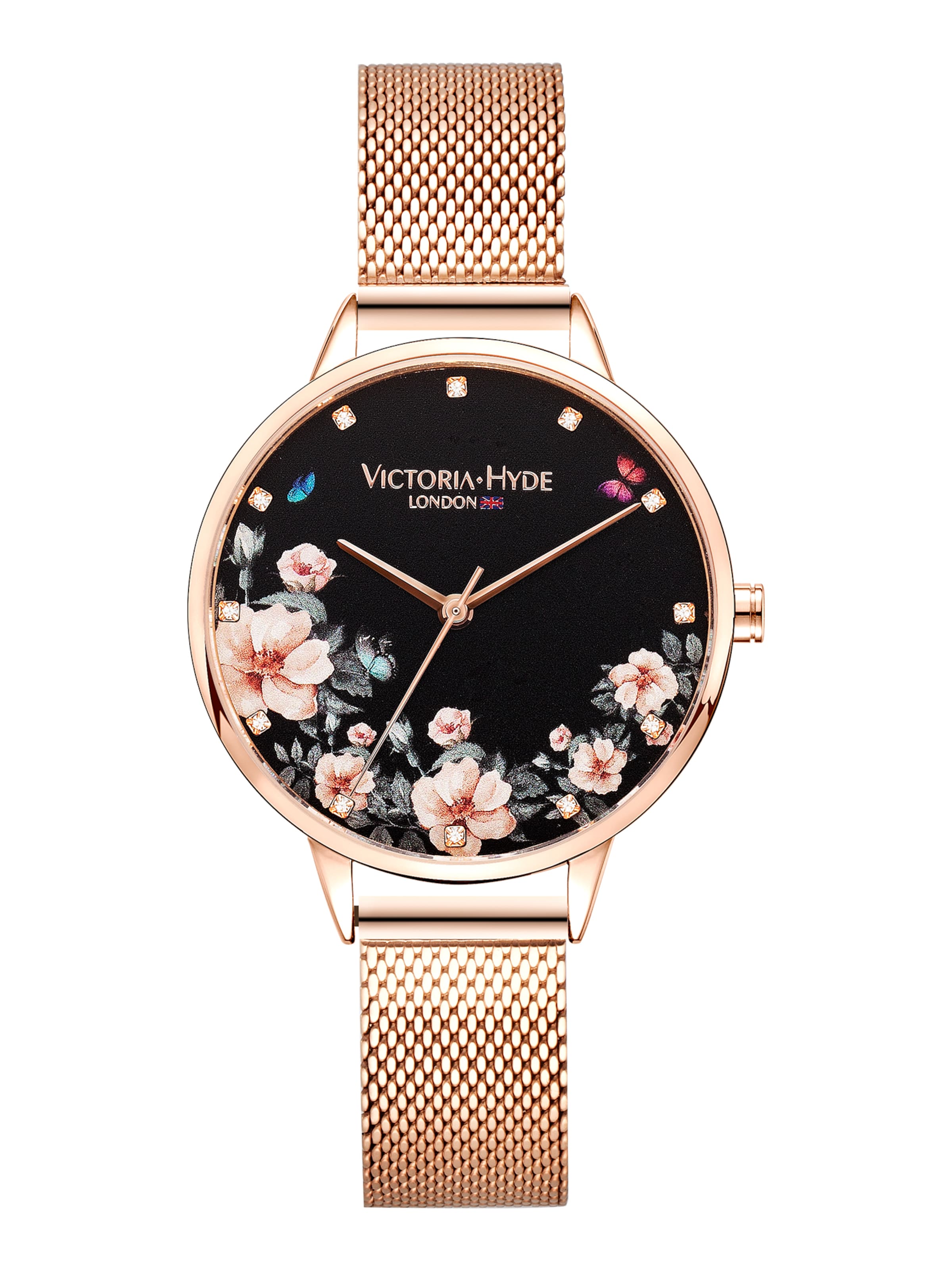 Victoria Hyde Armbanduhr in Gold: Vorderseite