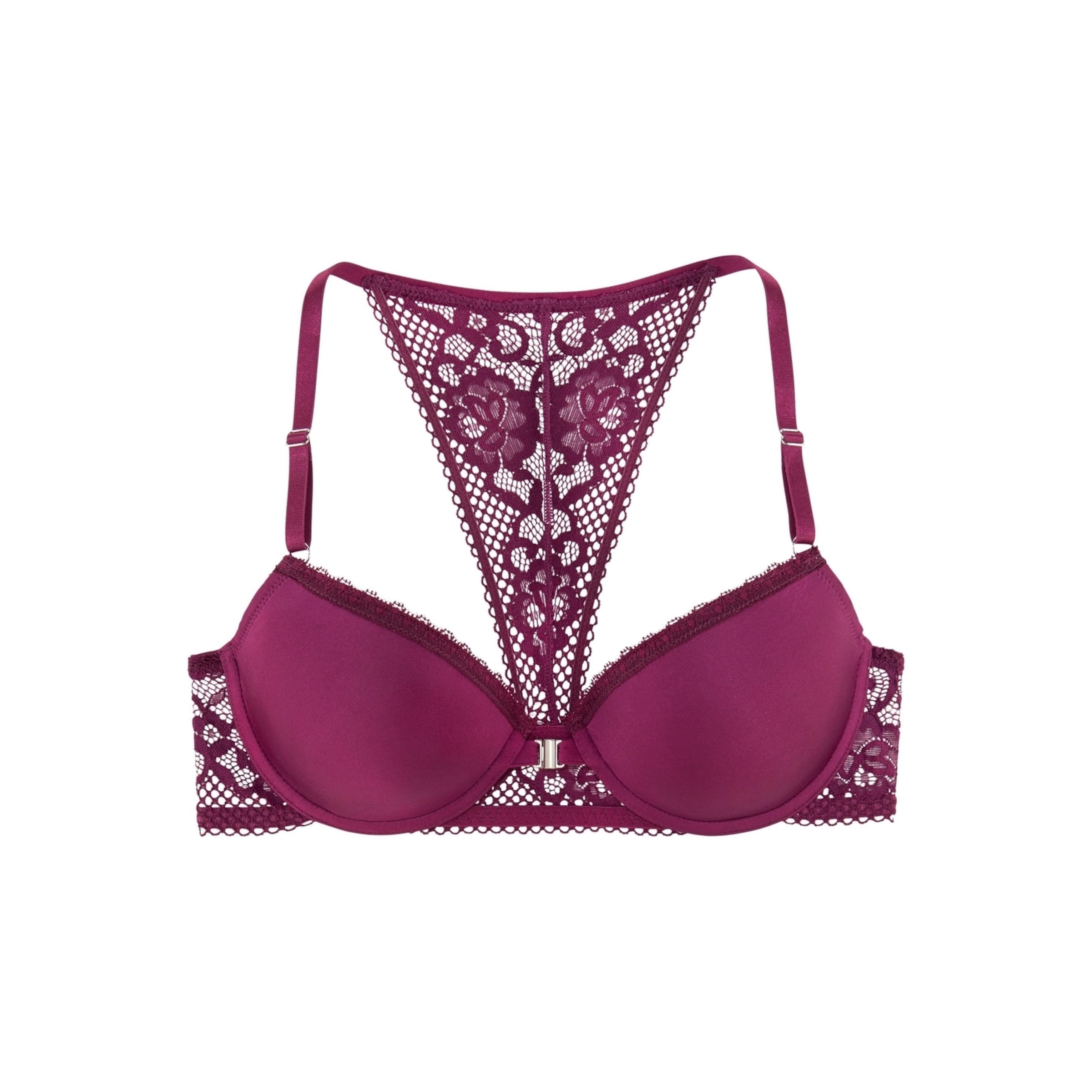 s.Oliver - BH in de kleur Aubergine