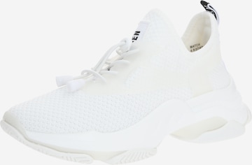 STEVE MADDEN Platform trainers 'MATCH' in White: front