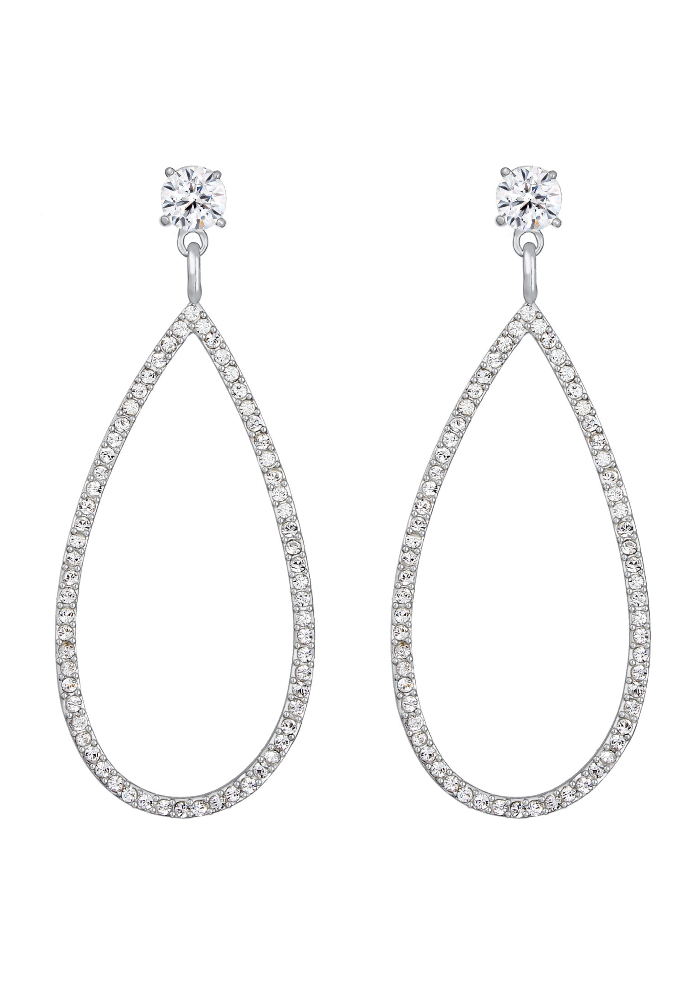 ELLI PREMIUM Ohrringe in Silber: Vorderseite