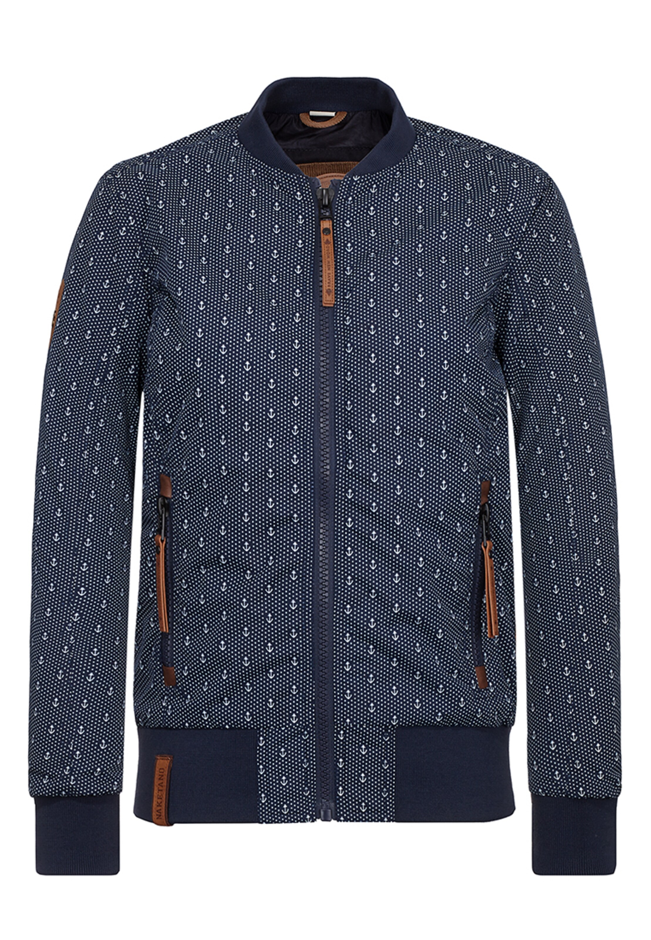 naketano - Tussenjas 'Aus meine Dorf' in de kleur Marine