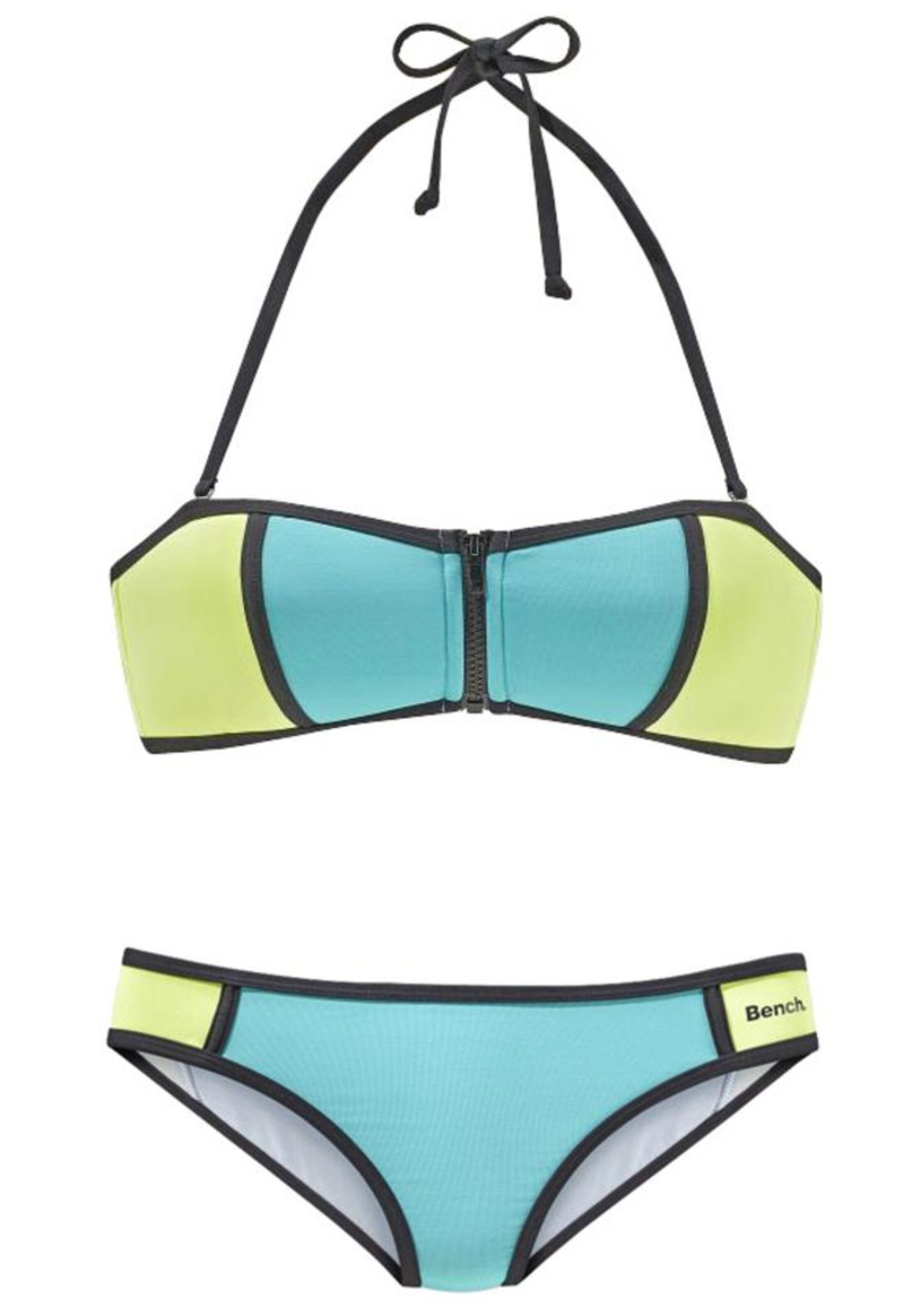 BENCH - Bandeau–Bikini in türkis