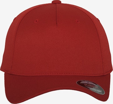 Cappello da baseball 'Panel' di Flexfit in rosso