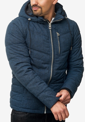 INDICODE JEANS Winter Jacket 'Circus ' in Blue