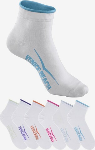 LASCANA Kurzsocken in Weiß: predná strana