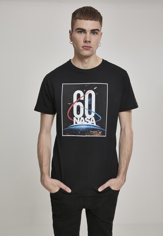 Mister Tee Shirt 'NASA 60th Anniversary' in Black: front