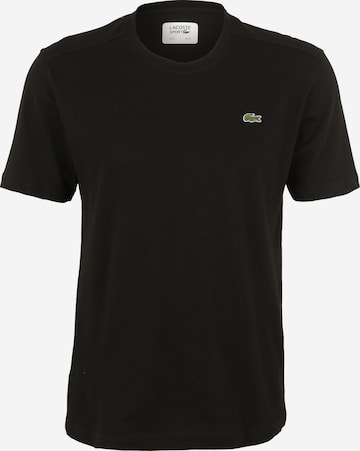 LACOSTE - Camisa em preto: frente