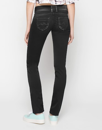 Pepe Jeans Slimfit Jeans 'New Brooke' in Schwarz: zadná strana