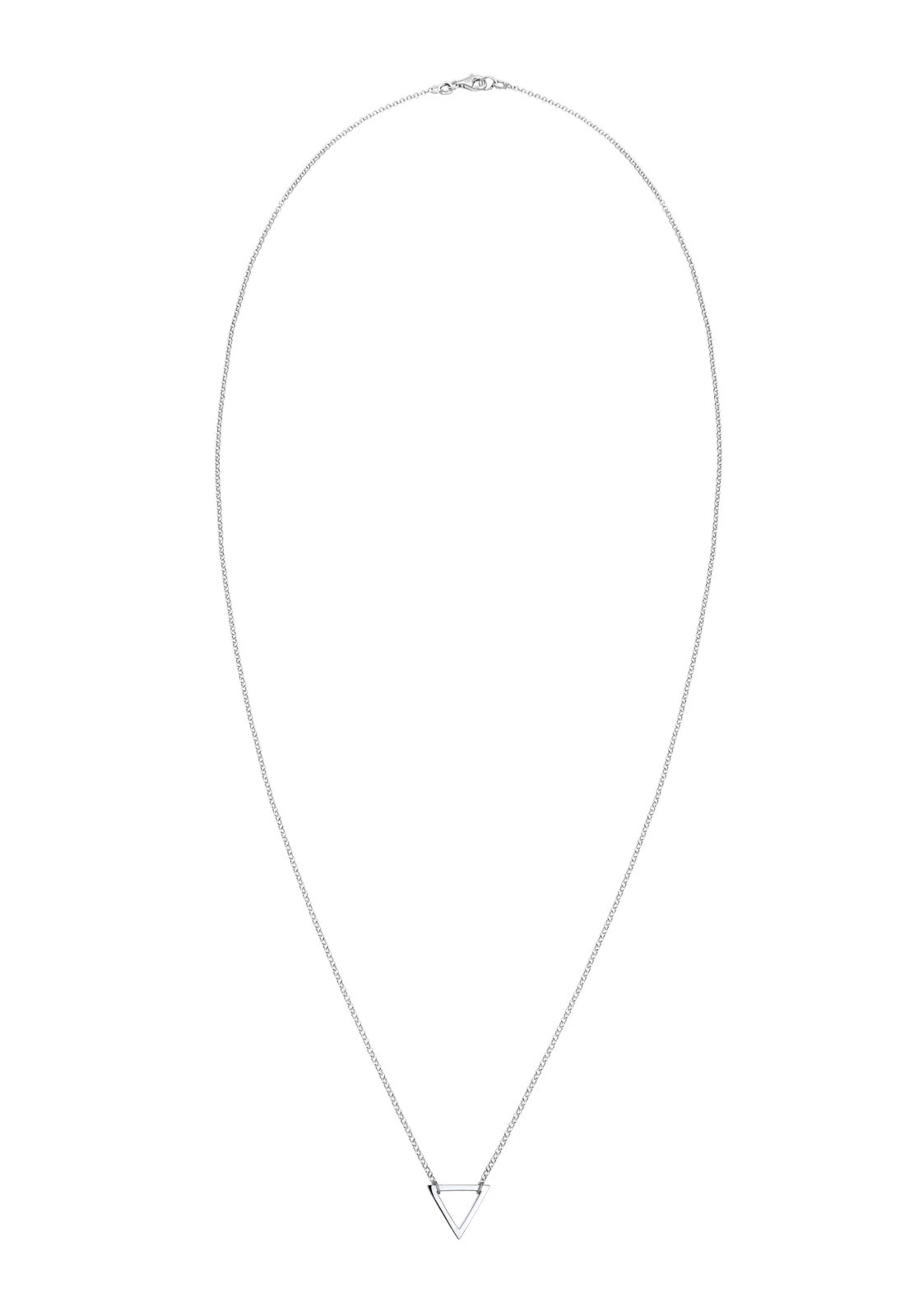 ELLI Necklace 'Dreieck' in Silver: front