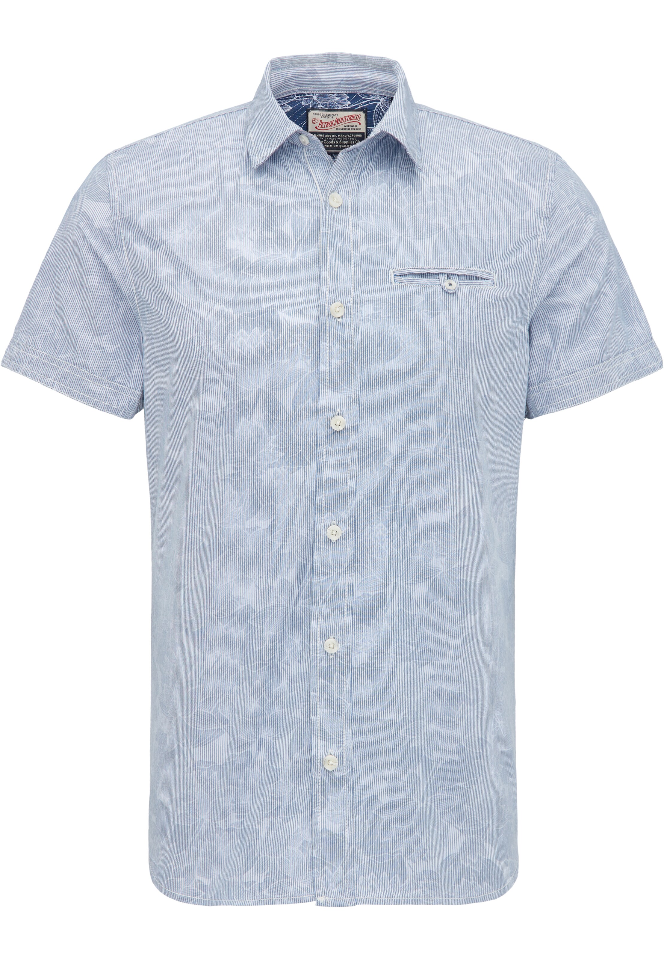 Petrol Industries - Overhemd in de kleur Lichtblauw