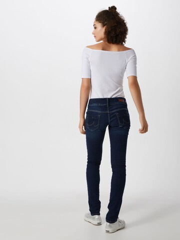 Coupe slim Jean 'Molly' LTB en bleu : derrière