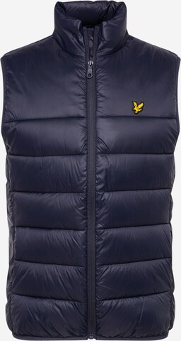 Lyle & Scott - Colete 'Wadded Gilet ' em azul: frente