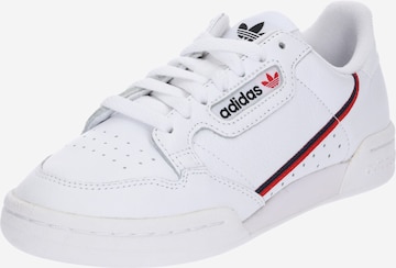 Sneaker low 'Continental 80' de la ADIDAS ORIGINALS pe alb: față