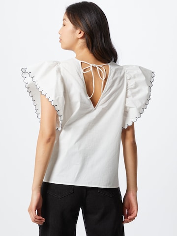 VERO MODA Blouse 'VMLACI' in Wit