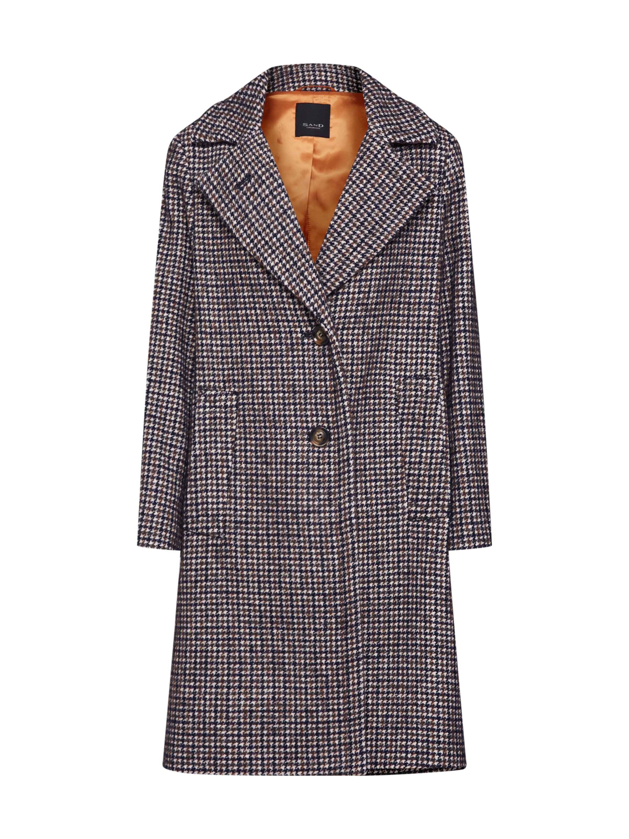 SAND COPENHAGEN - Tussenmantel 'Clareta Long' in de kleur Bruin