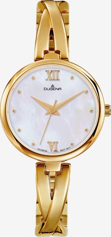 DUGENA Analog Watch in Gold: front